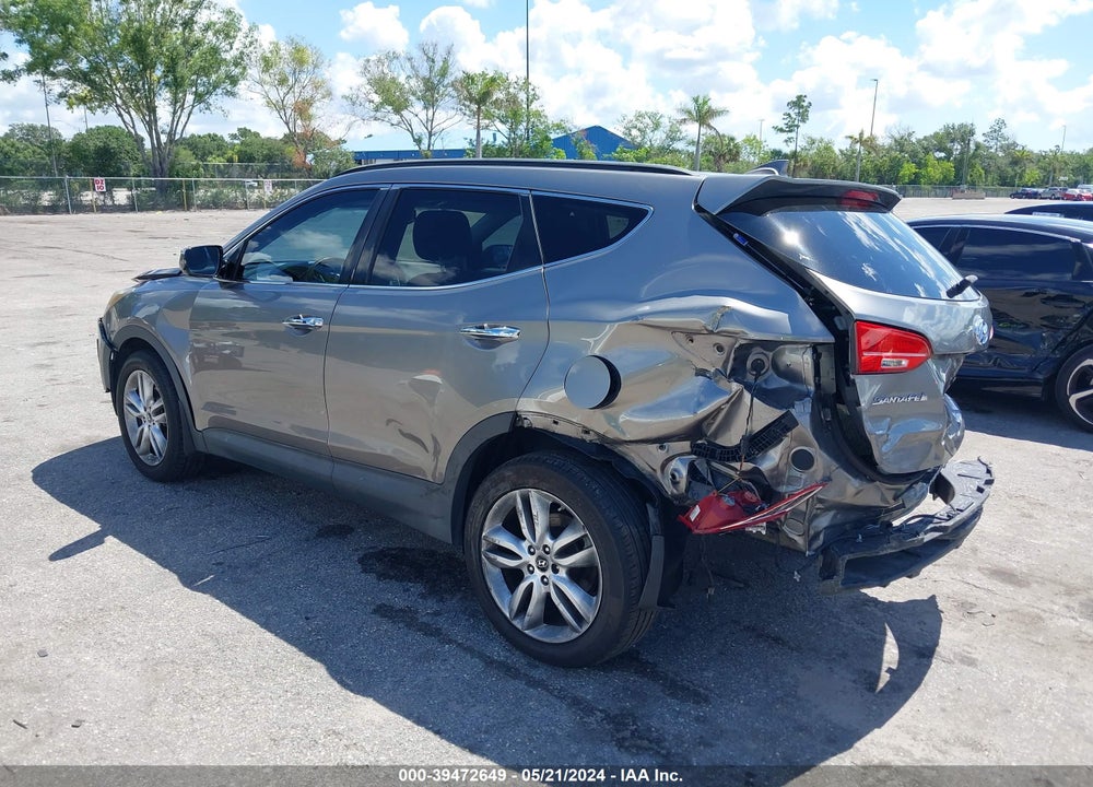 2013 HYUNDAI SANTA FE SPORT 2.0T VIN: 5XYZU3LA3DG058508