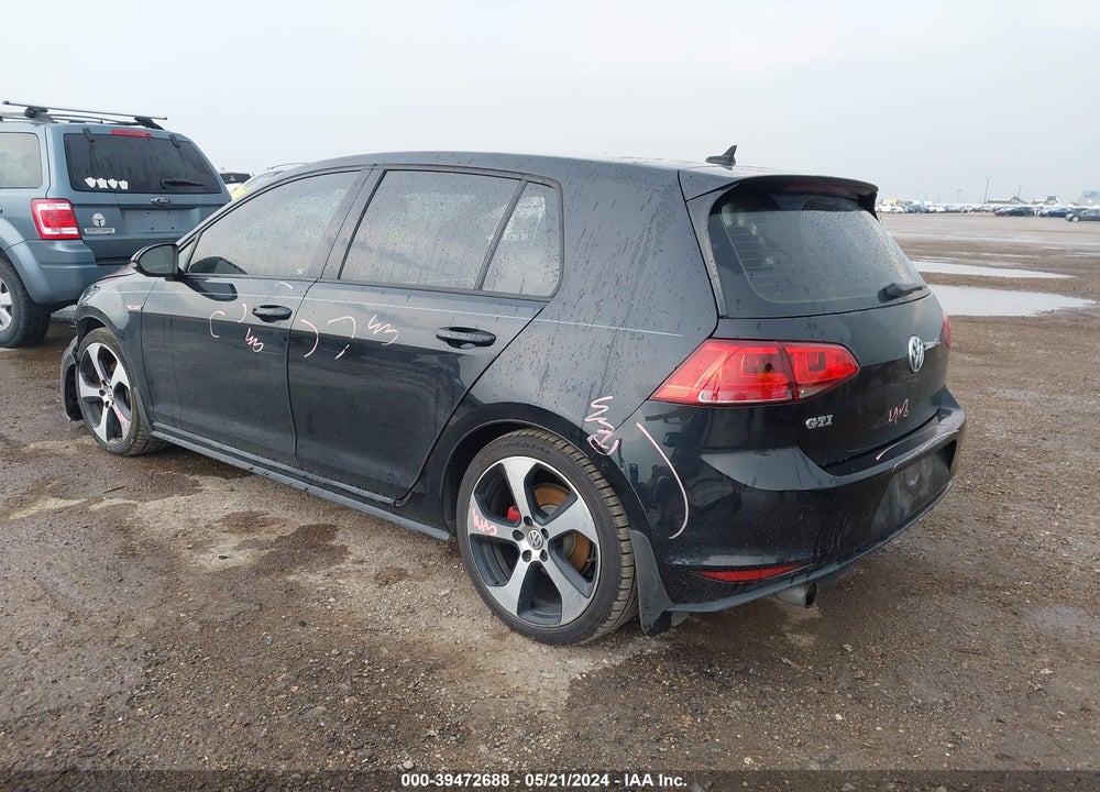 2017 VOLKSWAGEN GOLF GTI AUTOBAHN 4-DOOR/S 4-DOOR/SE 4-DOOR/SPORT 4-DOOR VIN: 3VW4T7AU0HM064905