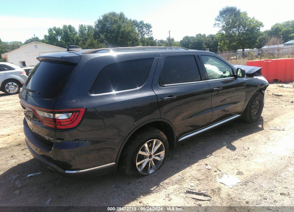 2016 DODGE DURANGO LIMITED VIN: 1C4RDHDG7GC301472