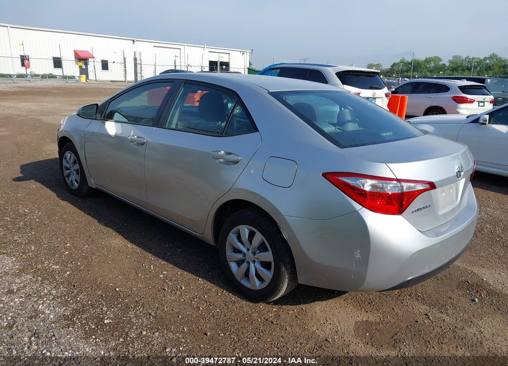 2016 TOYOTA COROLLA LE VIN: 5YFBURHE2GP459306
