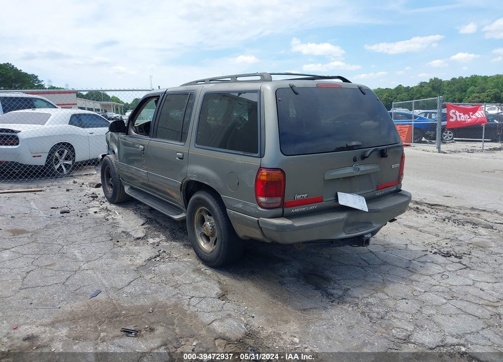 2000 MERCURY MOUNTAINEER VIN: 4M2ZU66P7YUJ45800