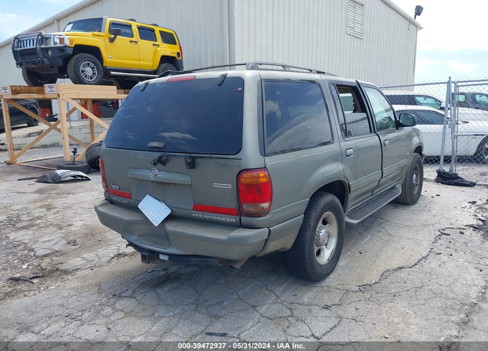 2000 MERCURY MOUNTAINEER VIN: 4M2ZU66P7YUJ45800