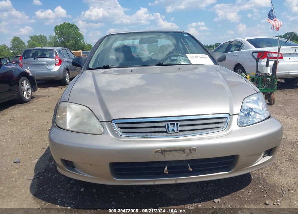 2000 HONDA CIVIC LX VIN: 1HGEJ6675YL027703