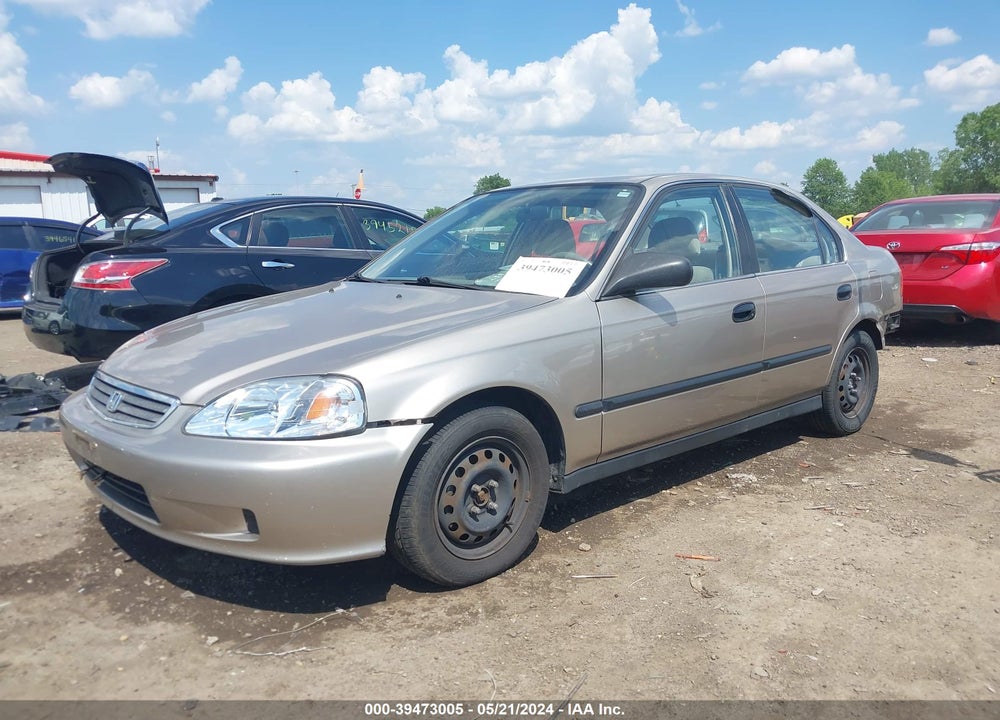 2000 HONDA CIVIC LX VIN: 1HGEJ6675YL027703