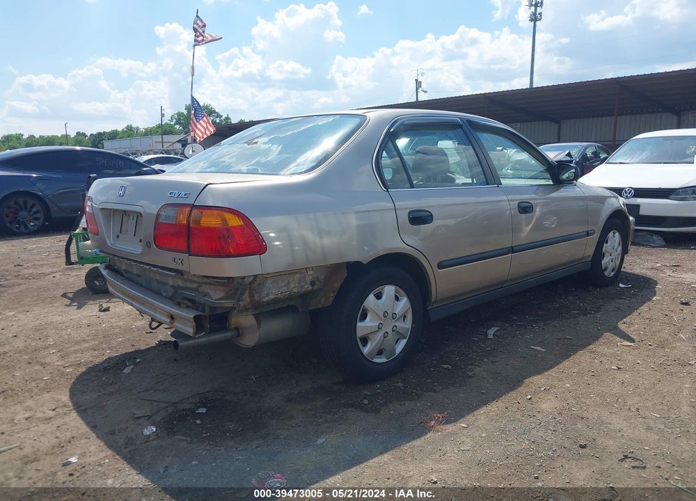 2000 HONDA CIVIC LX VIN: 1HGEJ6675YL027703