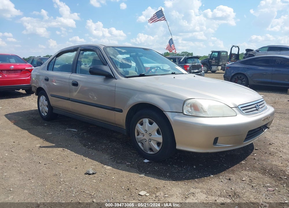 2000 HONDA CIVIC LX VIN: 1HGEJ6675YL027703