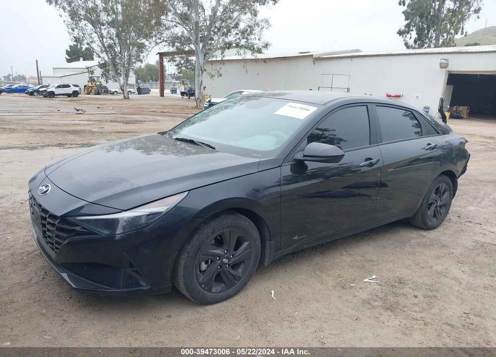 2023 HYUNDAI ELANTRA HYBRID BLUE VIN: KMHLM4AJ3PU076519