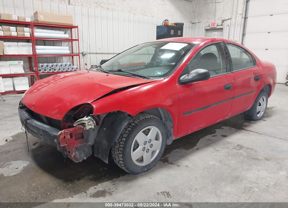 2003 DODGE NEON SE VIN: 1B3ES26C33D124629