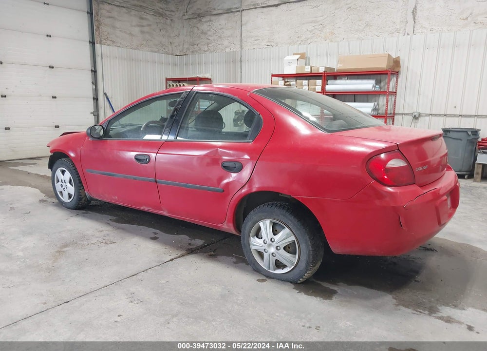 2003 DODGE NEON SE VIN: 1B3ES26C33D124629