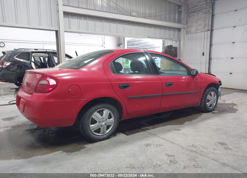 2003 DODGE NEON SE VIN: 1B3ES26C33D124629