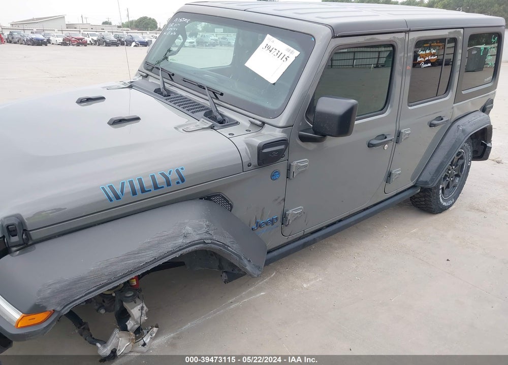 2023 JEEP WRANGLER 4XE 4X4 VIN: 1C4JJXN67PW628989