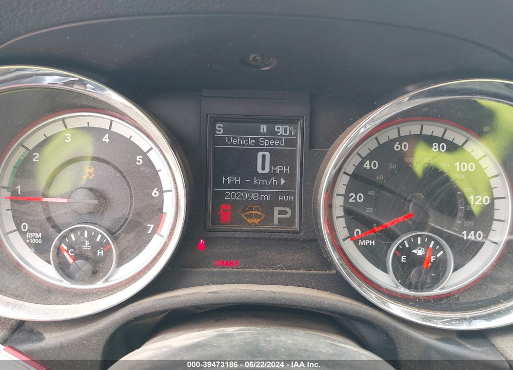 2011 DODGE DURANGO VIN: 1D4RE3GG3BC717512