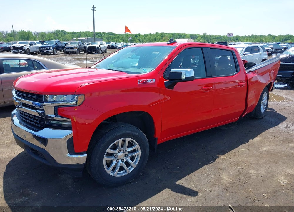 2021 CHEVROLET SILVERADO 1500 4WD STANDARD BED LT VIN: 3GCUYDEDXMG119852