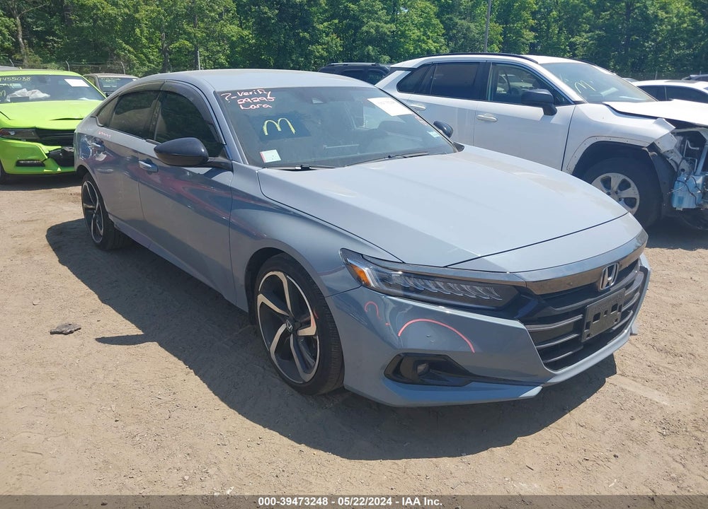 2022 HONDA ACCORD SPORT VIN: 1HGCV1F38NA079197