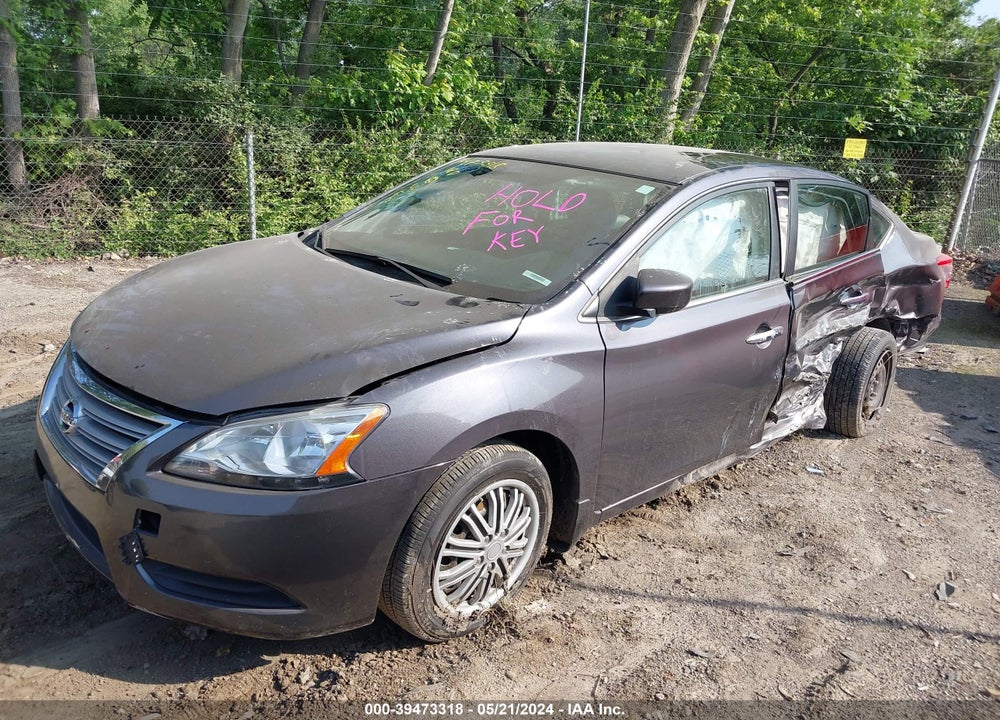 2015 NISSAN SENTRA SV VIN: 3N1AB7AP4FL657773