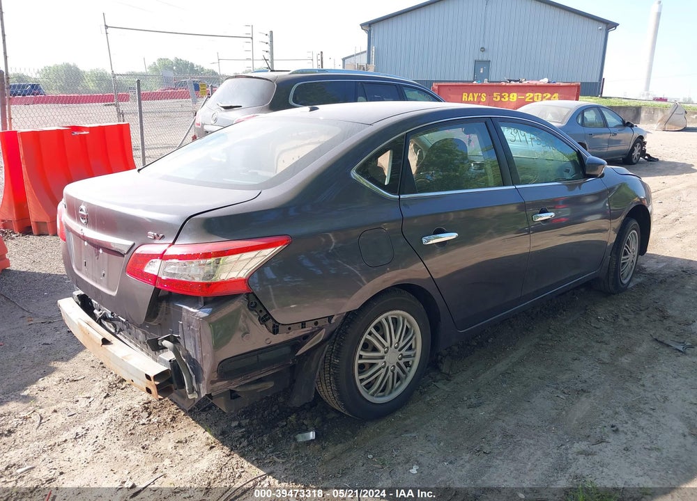 2015 NISSAN SENTRA SV VIN: 3N1AB7AP4FL657773
