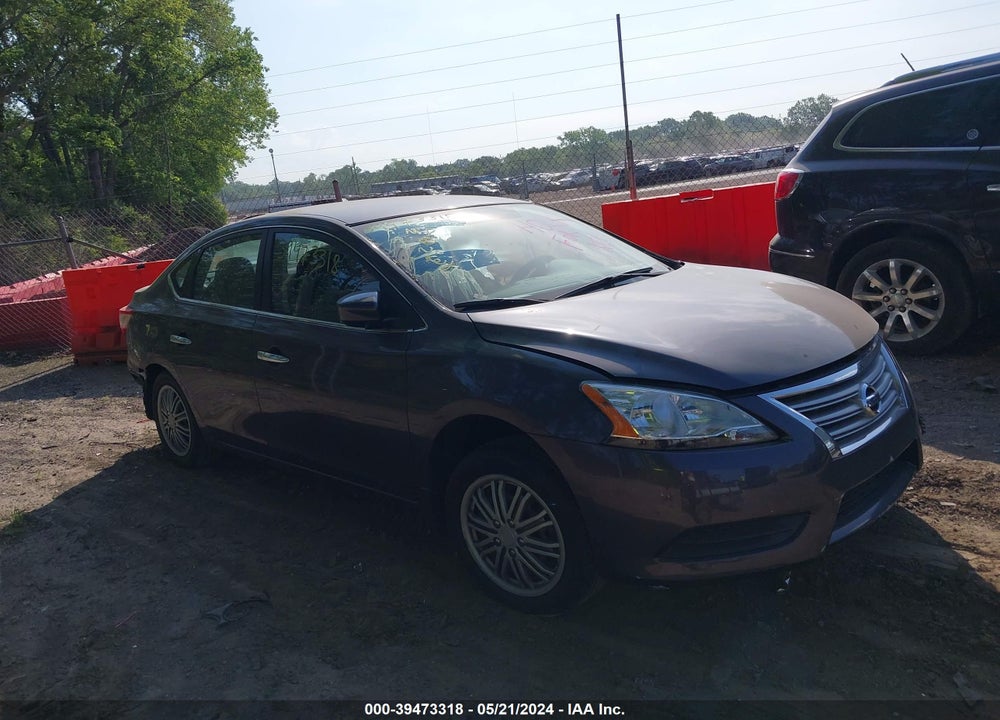 2015 NISSAN SENTRA SV VIN: 3N1AB7AP4FL657773