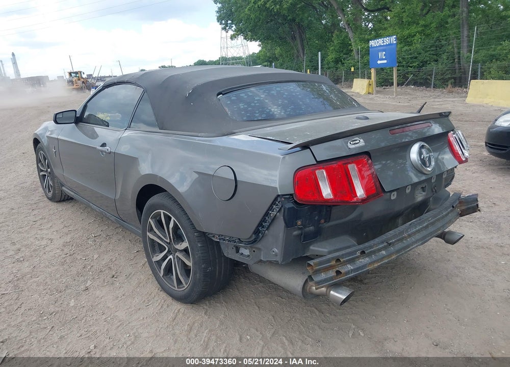 2011 FORD MUSTANG V6 PREMIUM VIN: 1ZVBP8EM0B5124576