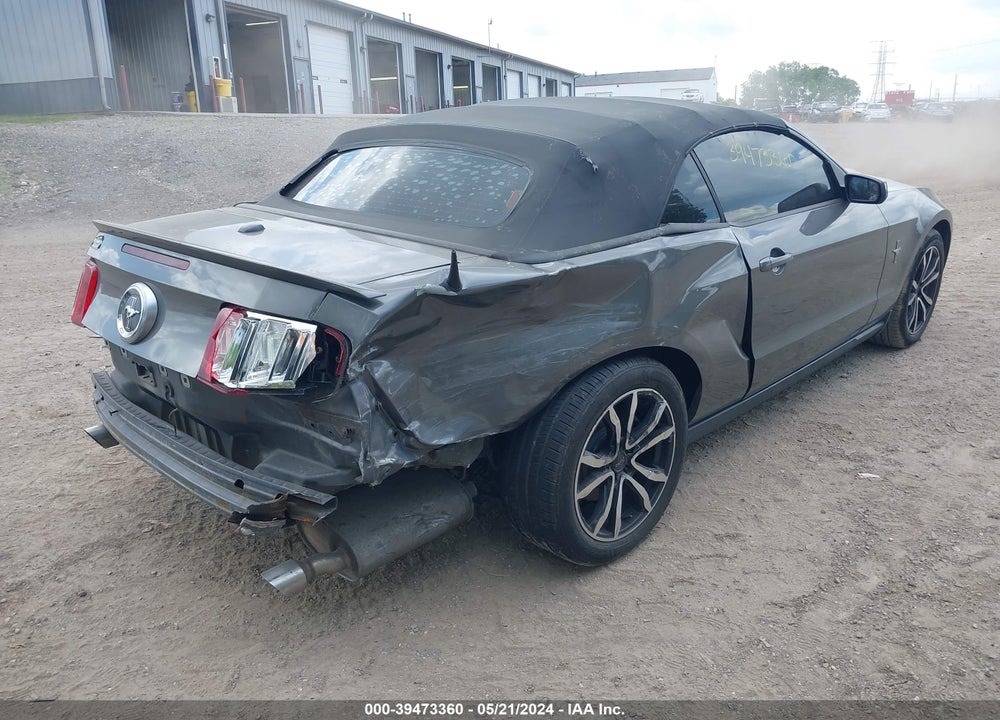 2011 FORD MUSTANG V6 PREMIUM VIN: 1ZVBP8EM0B5124576