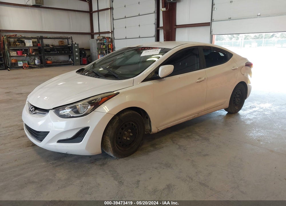 2016 HYUNDAI ELANTRA SE VIN: 5NPDH4AEXGH735996