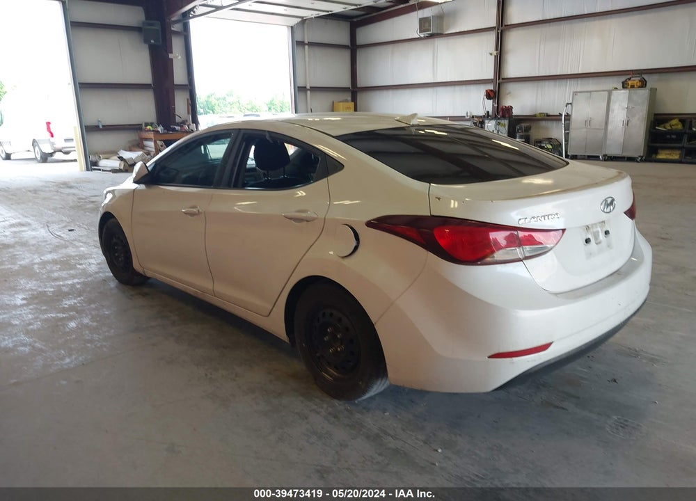 2016 HYUNDAI ELANTRA SE VIN: 5NPDH4AEXGH735996