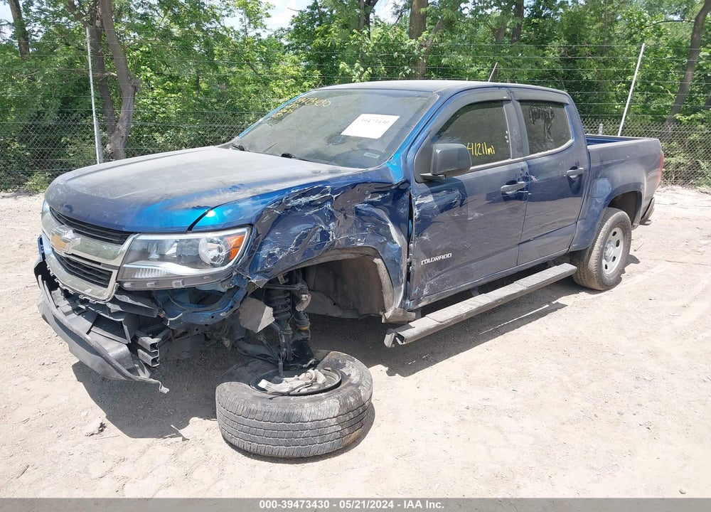 2019 CHEVROLET COLORADO WT VIN: 1GCGSBEA8K1137156