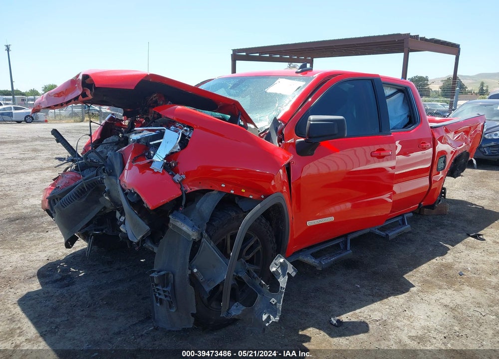 2021 GMC SIERRA 1500 2WD SHORT BOX ELEVATION VIN: 3GTP8CET0MG184630