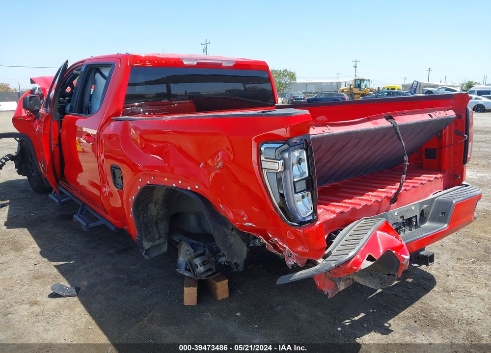 2021 GMC SIERRA 1500 2WD SHORT BOX ELEVATION VIN: 3GTP8CET0MG184630