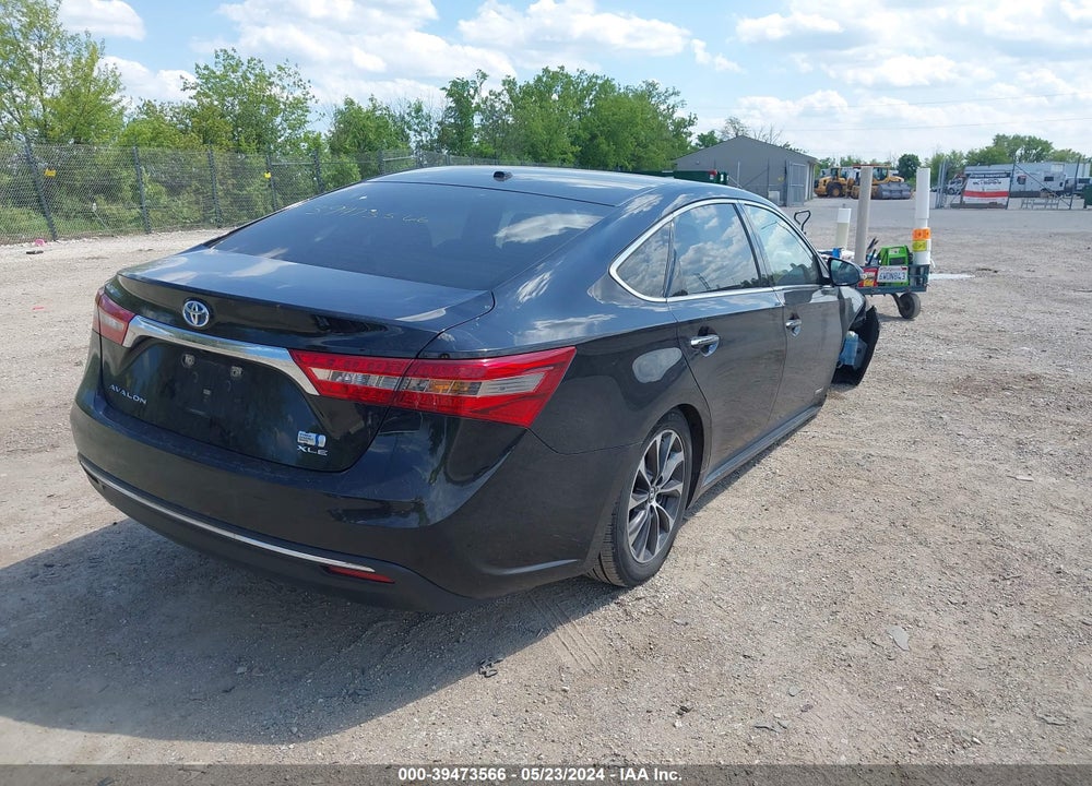 2018 TOYOTA AVALON HYBRID XLE VIN: 4T1BD1EB4JU063377