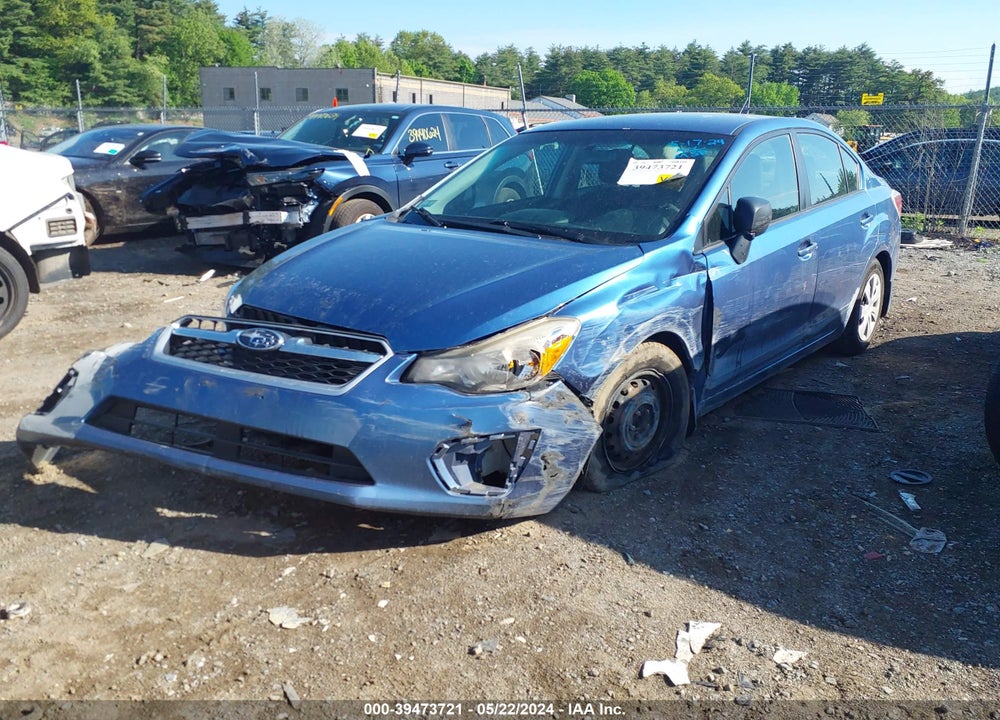 2014 SUBARU IMPREZA 2.0I VIN: JF1GJAA66EH020837