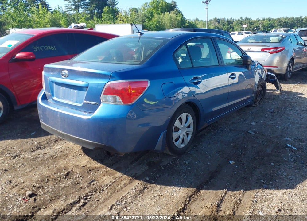 2014 SUBARU IMPREZA 2.0I VIN: JF1GJAA66EH020837