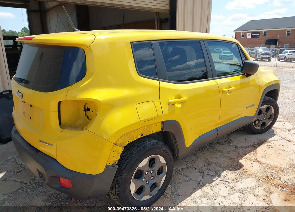 2016 JEEP RENEGADE SPORT VIN: ZACCJBAT2GPD48319
