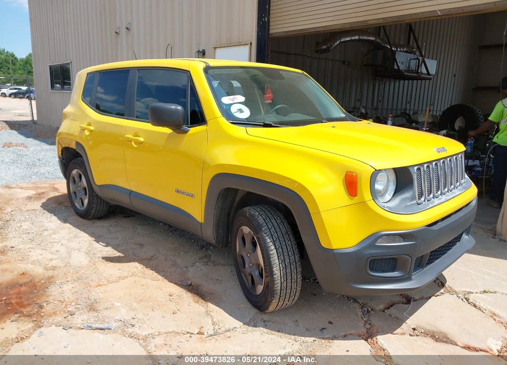 2016 JEEP RENEGADE SPORT VIN: ZACCJBAT2GPD48319