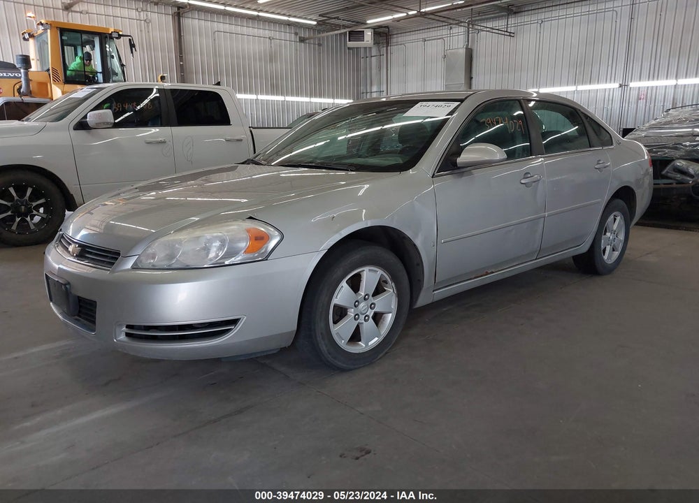 2008 CHEVROLET IMPALA LT VIN: 2G1WT55N081234604