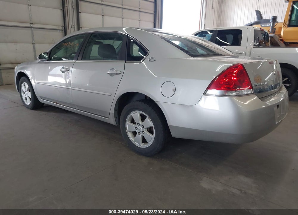 2008 CHEVROLET IMPALA LT VIN: 2G1WT55N081234604