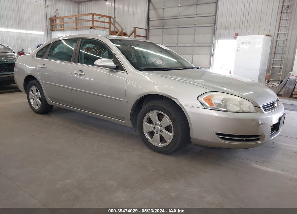 2008 CHEVROLET IMPALA LT VIN: 2G1WT55N081234604