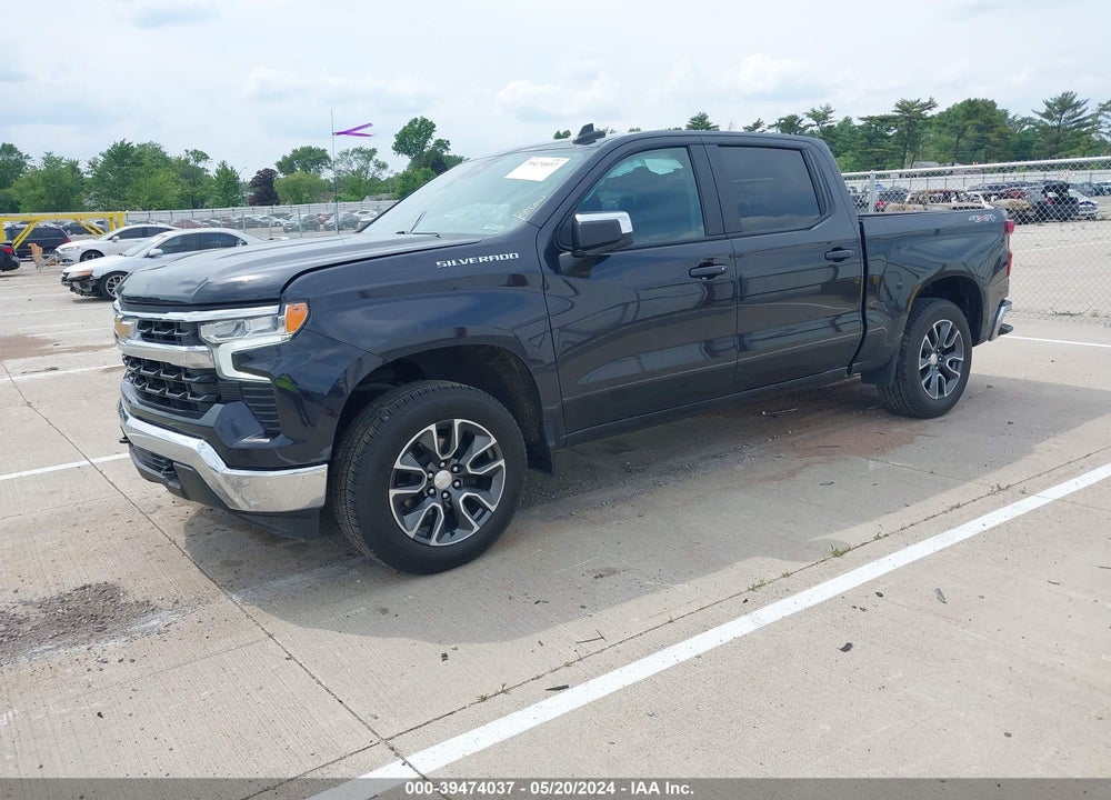 2022 CHEVROLET SILVERADO 1500 4WD SHORT BED LT WITH 2FL VIN: 1GCPDKEK3NZ633281