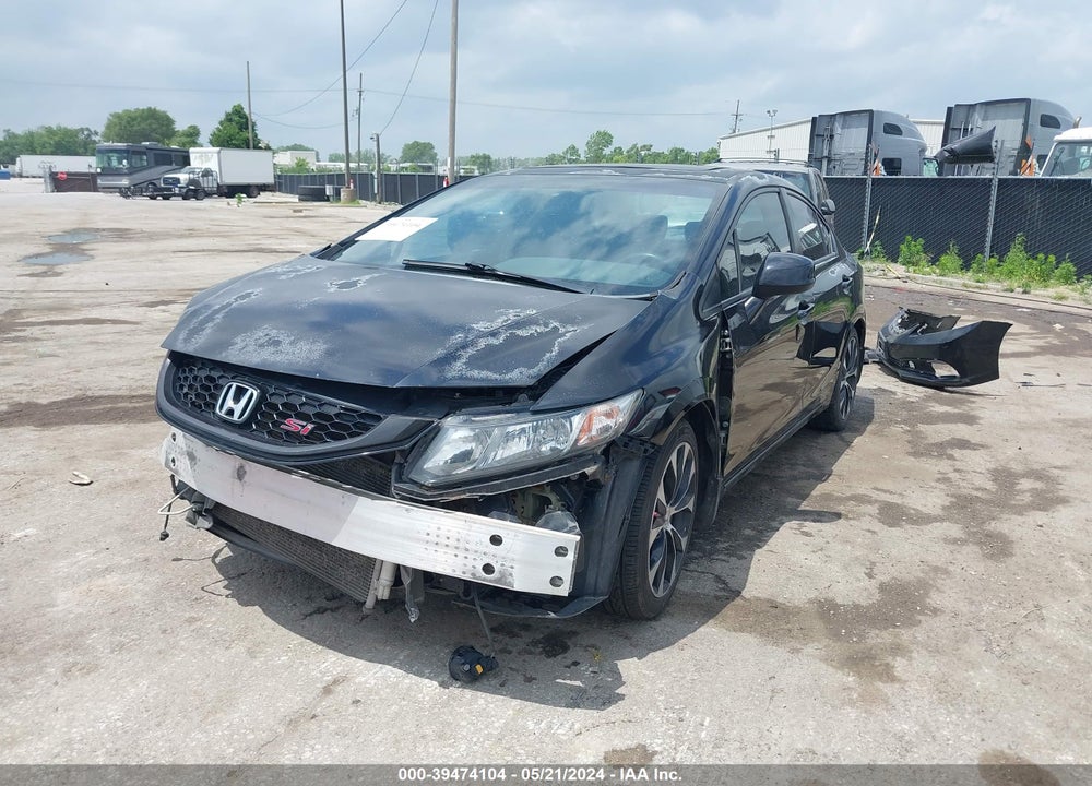 2013 HONDA CIVIC SI VIN: 2HGFB6E55DH701731