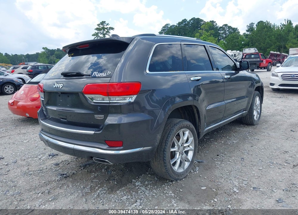 2017 JEEP GRAND CHEROKEE SUMMIT 4X4 VIN: 1C4RJFJG1HC604900