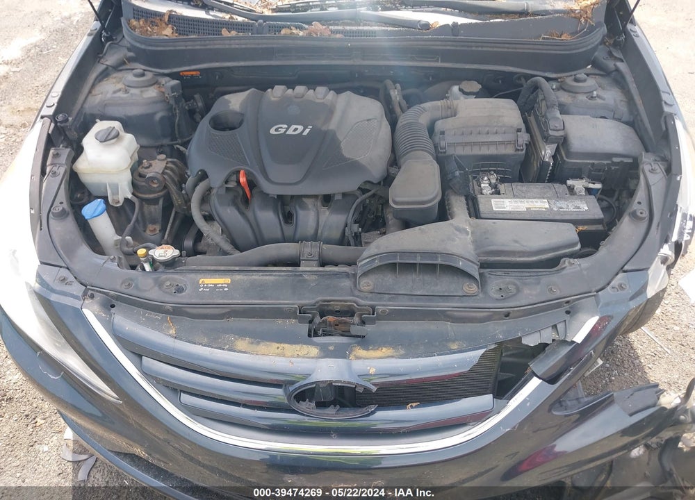 2014 HYUNDAI SONATA GLS VIN: 5NPEB4AC7EH881001