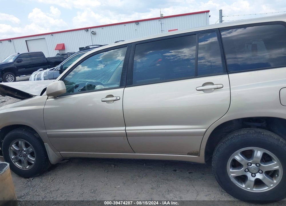 2005 TOYOTA HIGHLANDER V6 VIN: JTEEP21A950104784