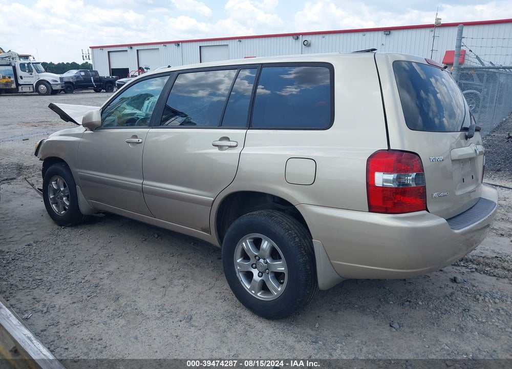 2005 TOYOTA HIGHLANDER V6 VIN: JTEEP21A950104784