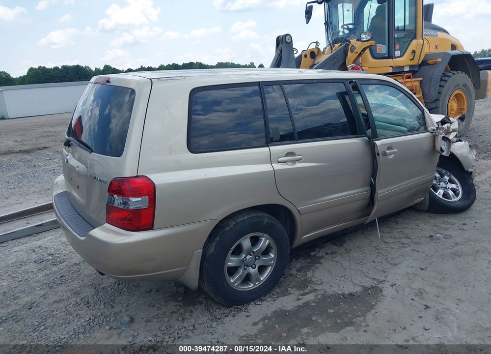 2005 TOYOTA HIGHLANDER V6 VIN: JTEEP21A950104784