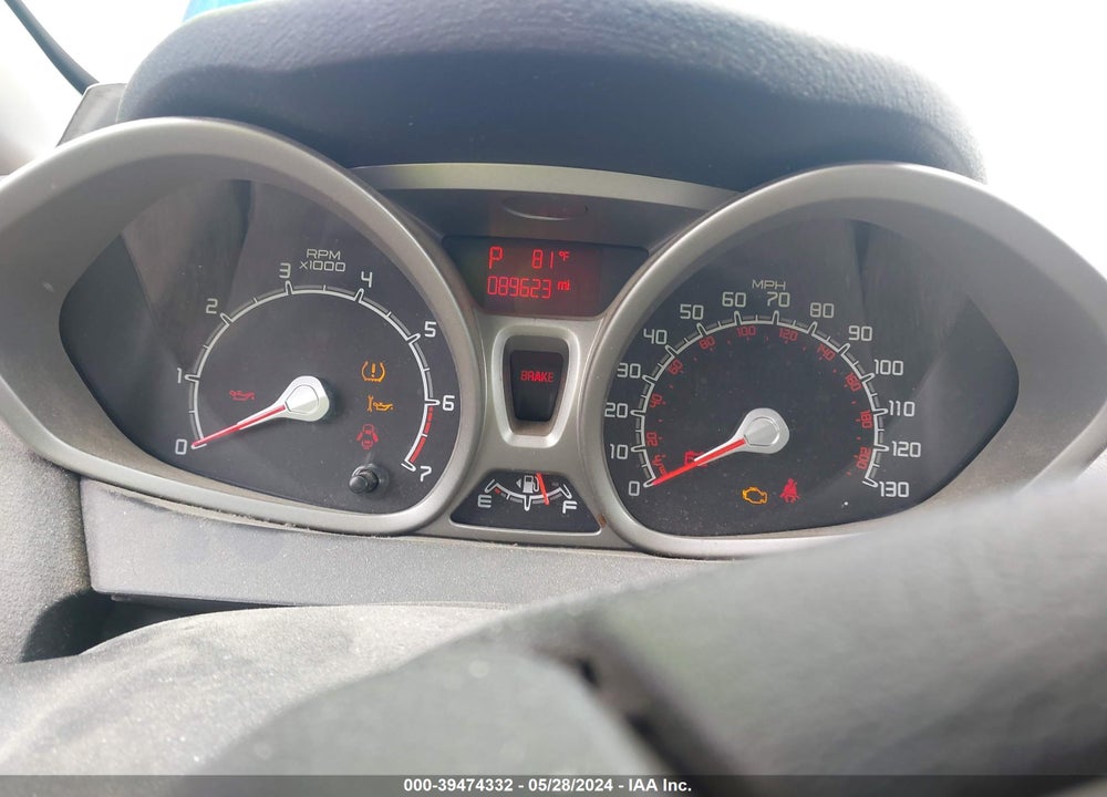 2011 FORD FIESTA SE VIN: 3FADP4EJXBM204686
