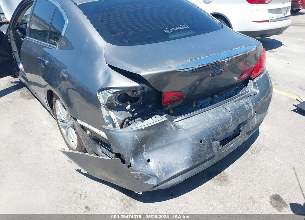 2013 INFINITI G37X VIN: JN1CV6AR9DM765689