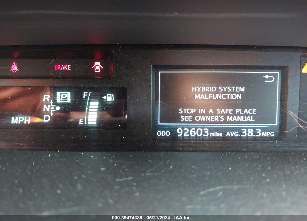2015 TOYOTA PRIUS V THREE VIN: JTDZN3EU2FJ022848