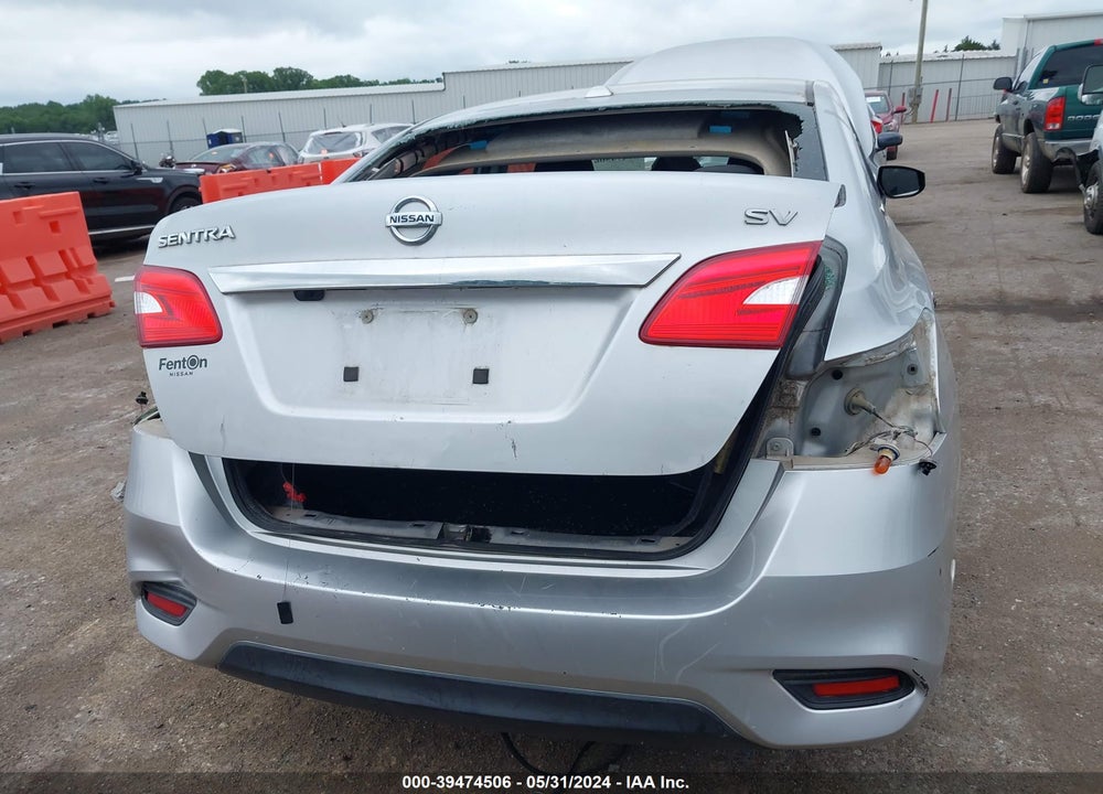 2018 NISSAN SENTRA SV VIN: 3N1AB7AP8JY280523