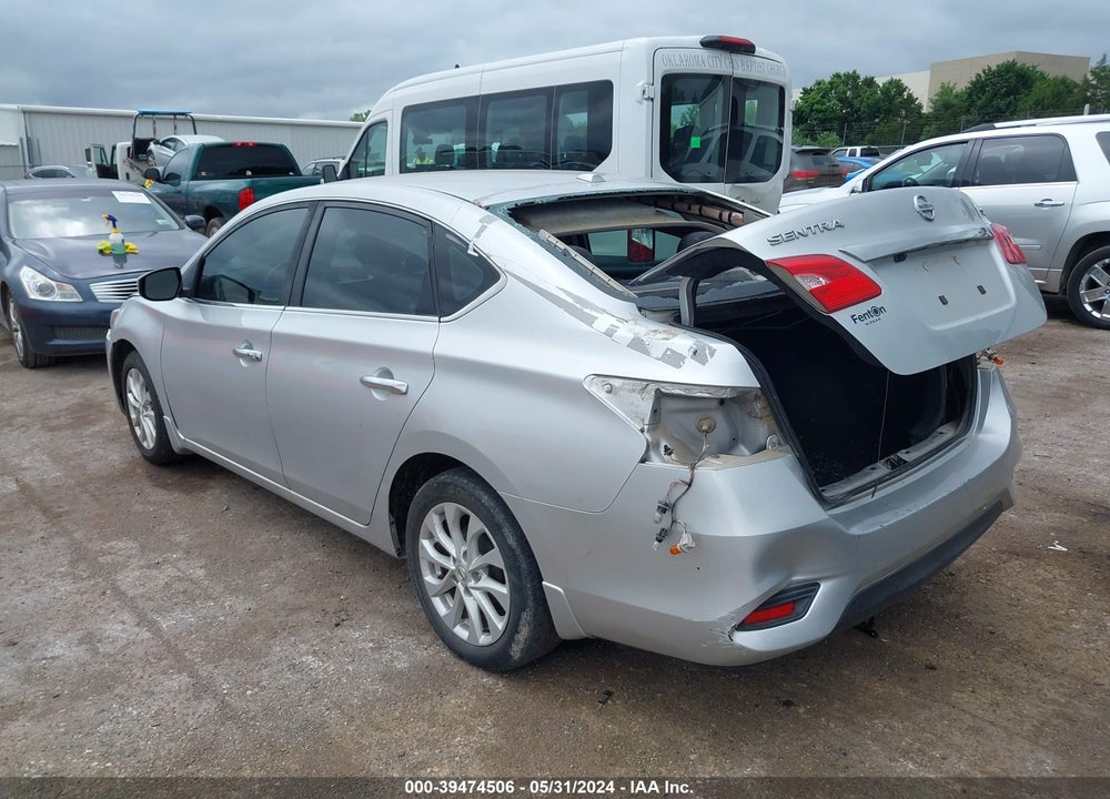 2018 NISSAN SENTRA SV VIN: 3N1AB7AP8JY280523