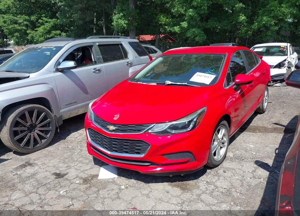 2018 CHEVROLET CRUZE LT AUTO VIN: 1G1BE5SM2J7173608