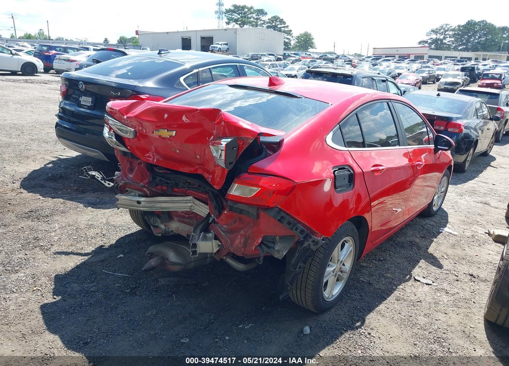 2018 CHEVROLET CRUZE LT AUTO VIN: 1G1BE5SM2J7173608